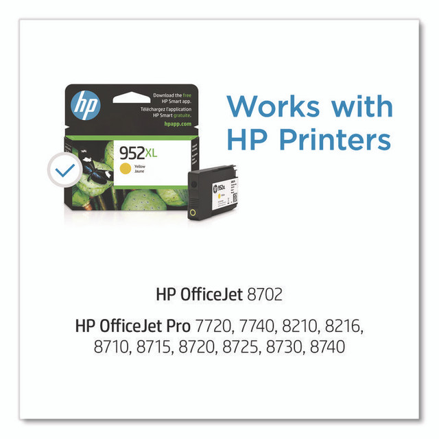 HP INC L0S67AN HP 952XL, (L0S67AN) High-Yield Yellow Original Ink Cartridge