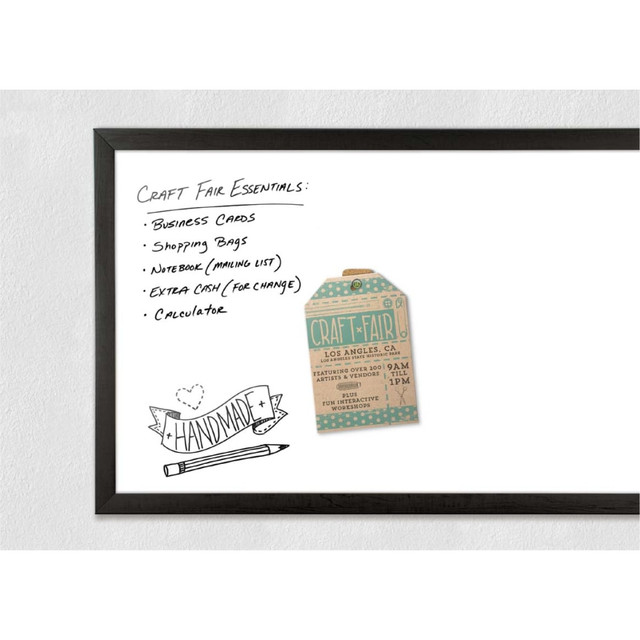 UBRANDS, LLC 2893U00-01 U Brands Magnetic Dry-Erase Board, 48in X 36in, Black Wood Frame, Actual Size 47in X 35in (2893U00-01) UBRANDS, LLC 2893U00-01 U Brands Magnetic Dry-Erase Board, 48in X 36in, Black Wood Frame, Actual Size 47in X 35in (2893U00-01)