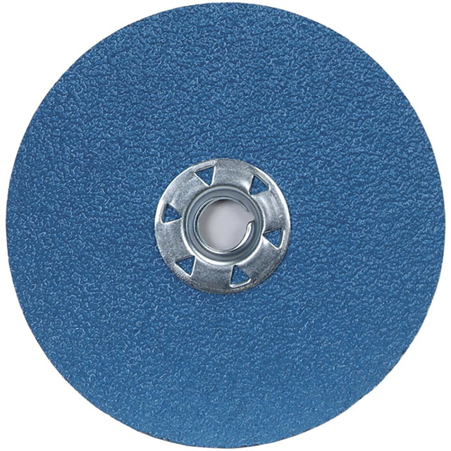 Norton 66261138796 Quick-Change Disc: 5" Disc Dia, 36 Grit, Zirconia Alumina, Coated