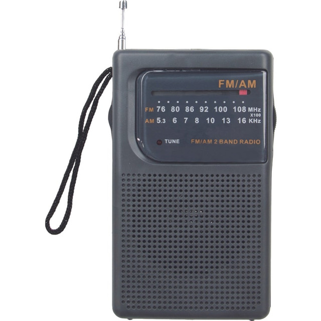 SUPERSONIC INC. SC-1105 Supersonic AM/FM Band Radio - Headphone - 2 x AA - Portable SUPERSONIC INC. SC-1105 Supersonic AM/FM Band Radio - Headphone - 2 x AA - Portable