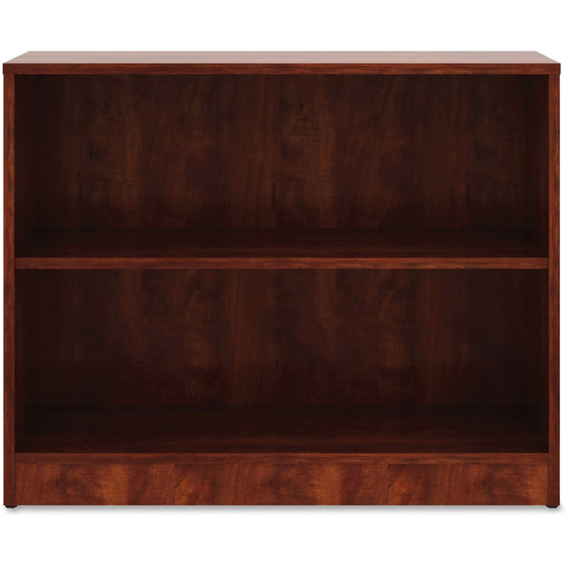 SP RICHARDS 99779 Lorell 30inH 2-Shelf Bookcase, Cherry