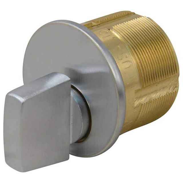 Ilco 7161-TK2-26D Cylinders; Type: Mortise ; Keying: Less Cylinder ; Material: Brass ; Hand Orientation: Non-Handed ; Finish/Coating: Satin Chrome ; Cylinder Diameter: 1.125in