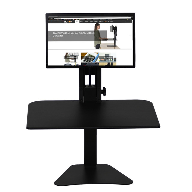 VICTOR TECHNOLOGY DC300 Victor High Rise DC300 Standing Desk Riser, Black