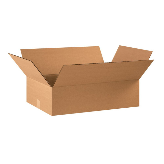 B O X MANAGEMENT, INC. Partners Brand 22146  Flat Corrugated Boxes, 22in x 14in x 6in, Kraft, Pack Of 20