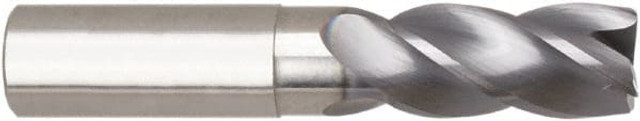 Niagara Cutter 03083842 Corner Radius End Mill: 3/8" Dia, 3/4" LOC, 0.02" Radius, 4 Flutes, Solid Carbide