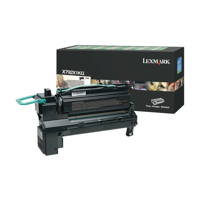 LEXMARK INTERNATIONAL, INC. X792X1KG Lexmark X792X1KG Black Extra-High Yield Return Program Toner Cartridge