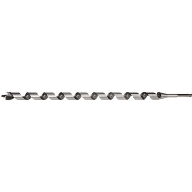 Irwin 1826304 11/16", 5/8" Diam Hex Shank, 18" Overall Length with 15" Twist, Utility Auger Bit
