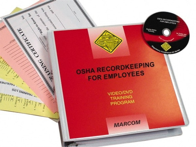 Marcom V0000179EO OSHA Recordkeeping for Employees, Multimedia Training Kit