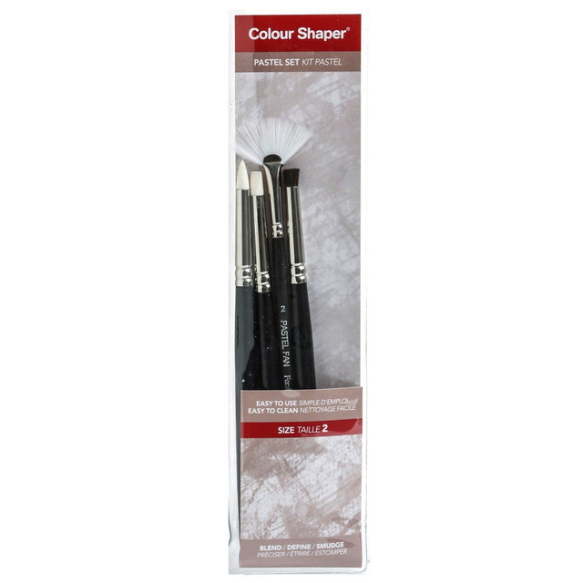 TRI-COR DISTRIBUTORS 15902 Colour Shaper Painting And Pastel Blending Tools, No. 2, Assorted Soft Pastel, Black, Set Of 5 TRI-COR DISTRIBUTORS 15902 Colour Shaper Painting And Pastel Blending Tools, No. 2, Assorted Soft Pastel, Black, Set Of 5