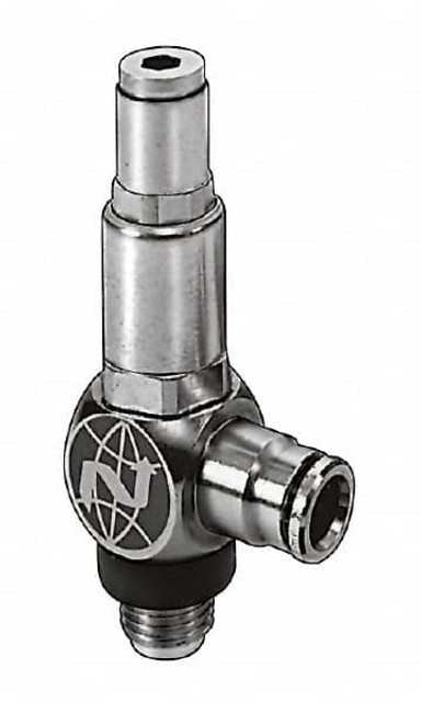 Norgren 124GB0428 Air Flow Control Valve: Pressure Reducing Fitting, 1/4" Tube OD