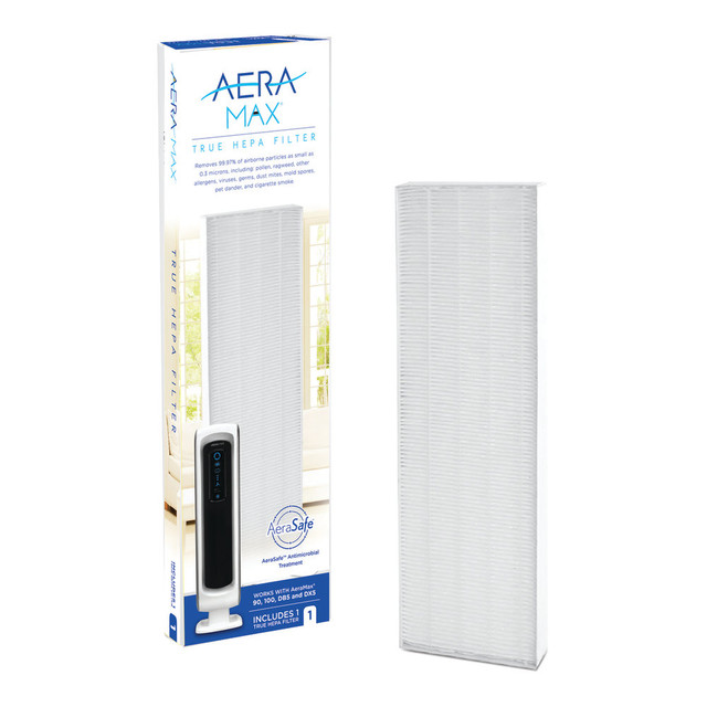FELLOWES INC. 9287001CT Fellowes AeraMax True HEPA Filters, 16-1/2inH x 4-9/16inW x 1-1/4inD, Pack Of 4 Filters FELLOWES INC. 9287001CT Fellowes AeraMax True HEPA Filters, 16-1/2inH x 4-9/16inW x 1-1/4inD, Pack Of 4 Filters