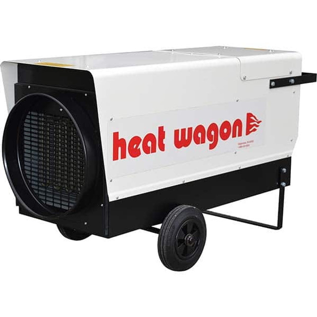 Heat Wagon P4000 Electric Forced Air Heaters; Heater Type: Forced Air Blower ; Maximum BTU Rating: 136500 ; Voltage: 480Vac ; Phase: 3 ; Wattage: 40000 ; Overall Length (Inch): 46