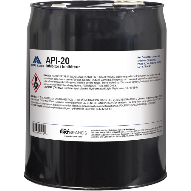 Metal Mates MM4102 Corrosion Inhibitor: Metal Mates API-20, 5 gal Pail