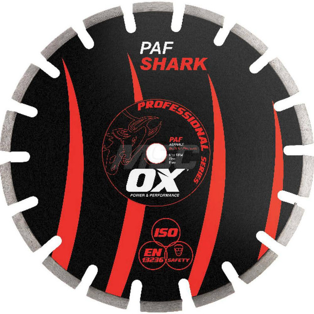 Ox Tools OX-PA10-14 Wet & Dry Cut Saw Blade: 14" Dia, 1" Arbor Hole