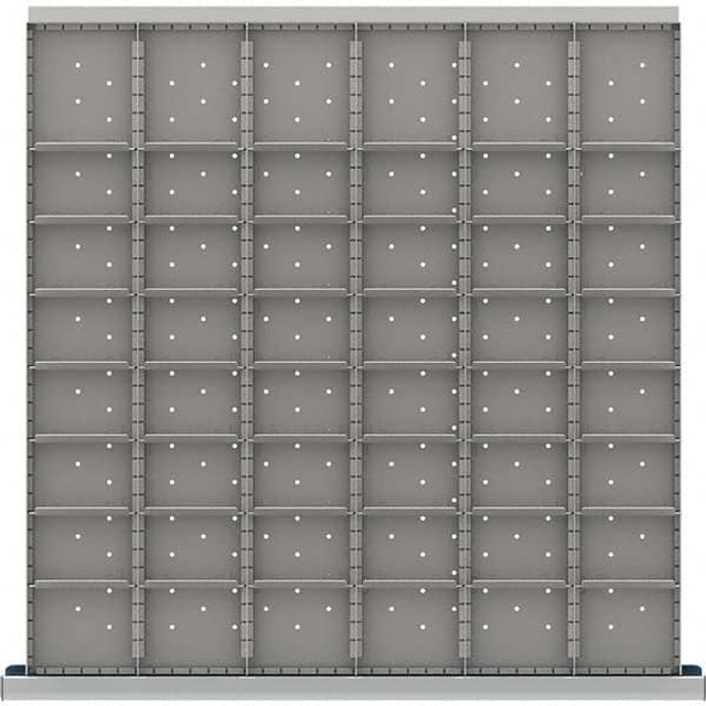 LISTA DR548-100 48-Compartment Drawer Divider Layout for 3.15" High Drawers