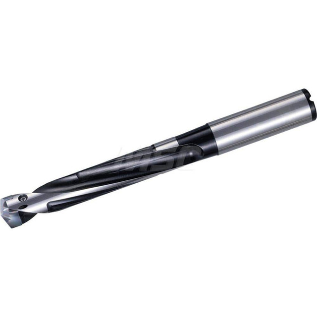 Kyocera THD11374 Replaceable-Tip Drill: 0.354 to 0.374" Dia, 1.87" Max Depth, 3/8" Straight-Cylindrical Shank