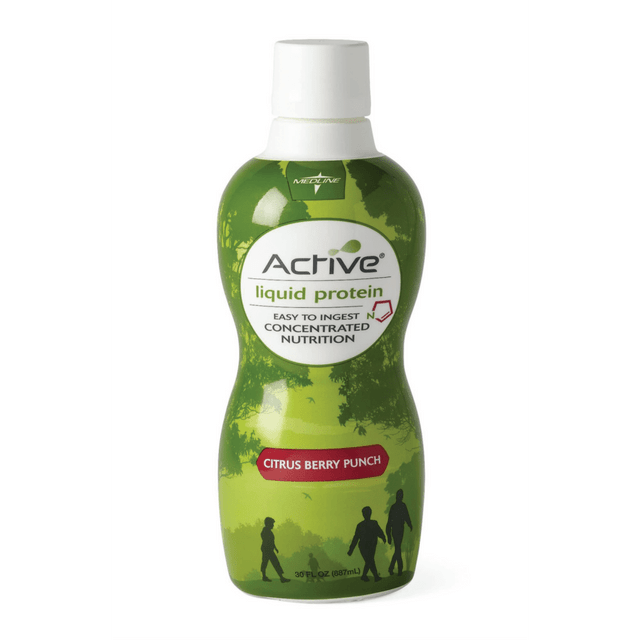 MEDLINE INDUSTRIES, INC. ENT693CB Active Liquid Protein Nutritional Supplements, Berry, 30 Oz, Case Of 4 MEDLINE INDUSTRIES, INC. ENT693CB Active Liquid Protein Nutritional Supplements, Berry, 30 Oz, Case Of 4