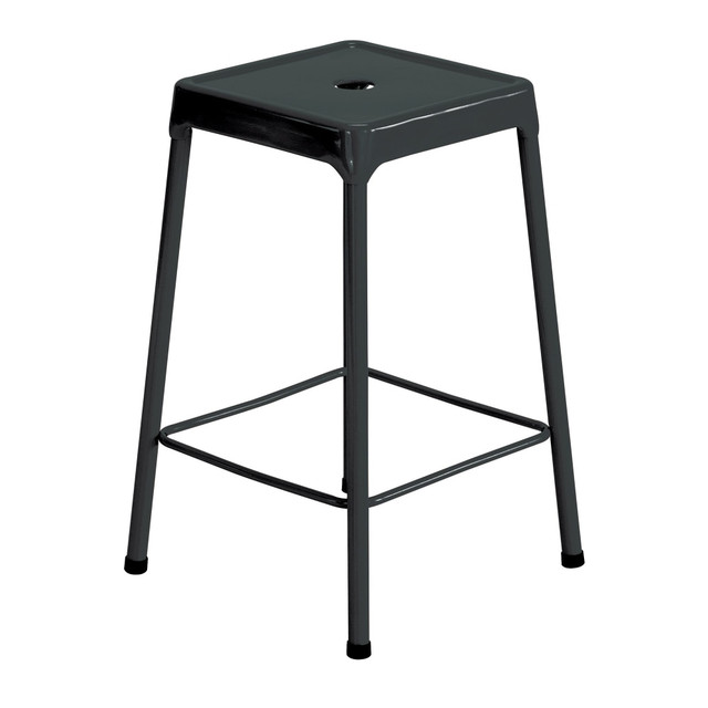 SAFCO PRODUCTS CO 6605BL Safco Steel Counter Stool, Black