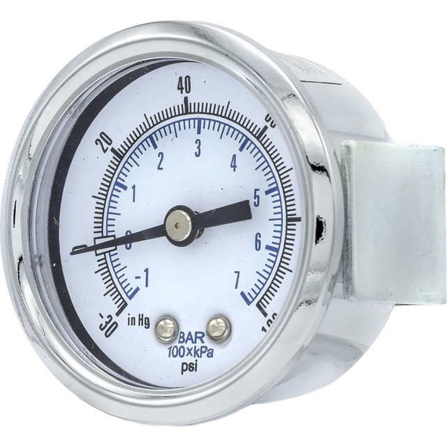 PIC Gauges 103D-204CE Pressure Gauges; Gauge Type: Utility Gauge ; Scale Type: Dual ; Accuracy (%): 3-2-3% ; Dial Type: Analog ; Thread Type: 1/4" MNPT ; Bourdon Tube Material: Bronze
