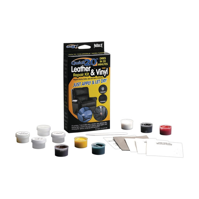 MASTER MANUFACTURING COMPANY 18081 Master Caster ReStor-IT Quick20 Leather/Vinyl Repair Kit MASTER MANUFACTURING COMPANY 18081 Master Caster ReStor-IT Quick20 Leather/Vinyl Repair Kit