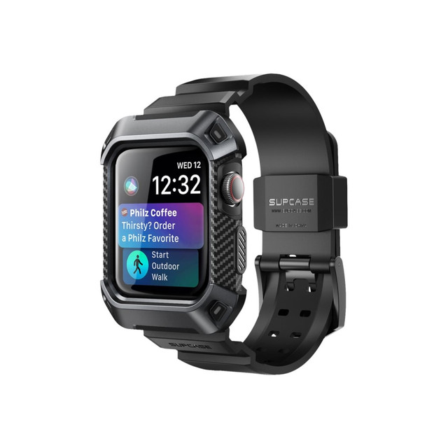 I BLASON LLC Supcase AW4-40-UBP-BLACK  Unicorn Beetle Pro - Wrist pack for smart watch - thermoplastic polyurethane (TPU) - black - for Apple Watch (40 mm)