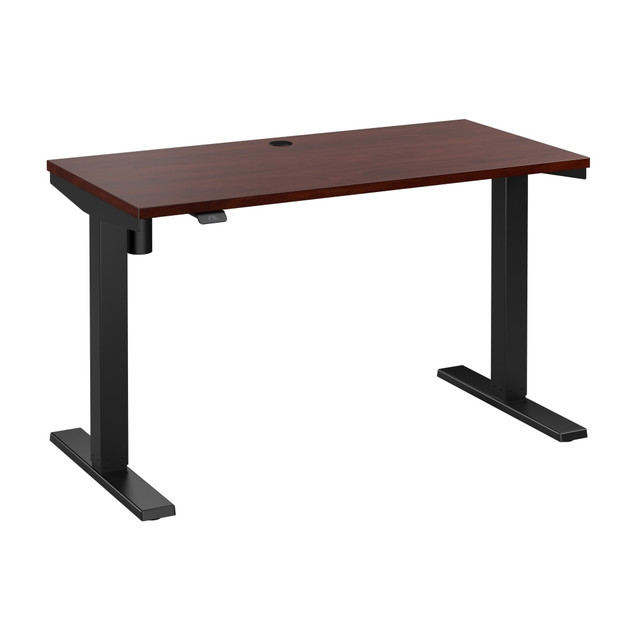 BUSH INDUSTRIES INC. M4S4824HCBK Bush Business Furniture Move 40 Series Electric 48inW x 24inD Electric Height-Adjustable Standing Desk, Hansen Cherry/Black, Standard Delivery BUSH INDUSTRIES INC. M4S4824HCBK Bush Business Furniture Move 40 Series Electric 48inW x 24inD Electric Height-Adjustable Standing Desk, Hansen Cherry/Black, Standard Delivery