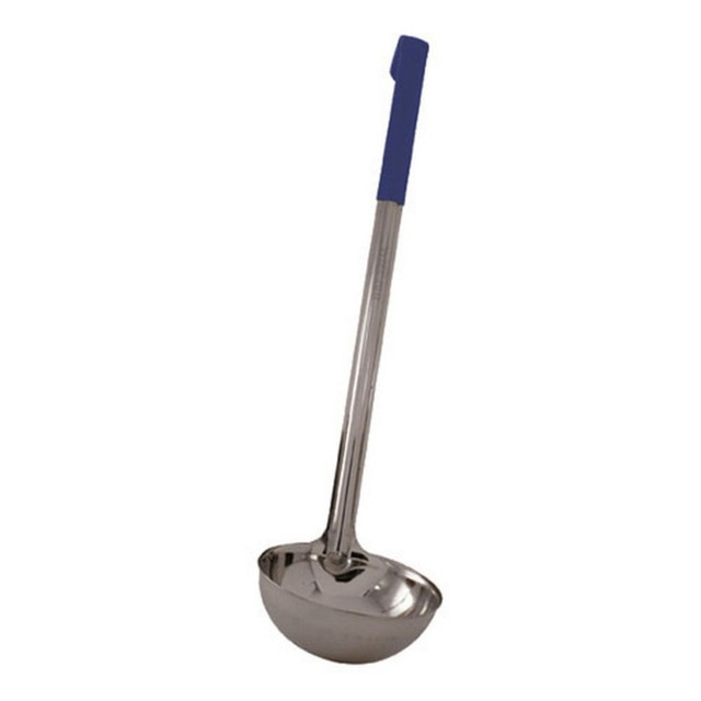 WINCO LDC-8 Stainless-Steel Ladle, 8 Oz, Blue WINCO LDC-8 Stainless-Steel Ladle, 8 Oz, Blue