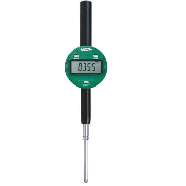 Insize USA LLC 2112-50E Electronic Drop Indicator: 0.00 mm Min, 50.80 mm Max, +/-.0015 Accuracy, Lug Back