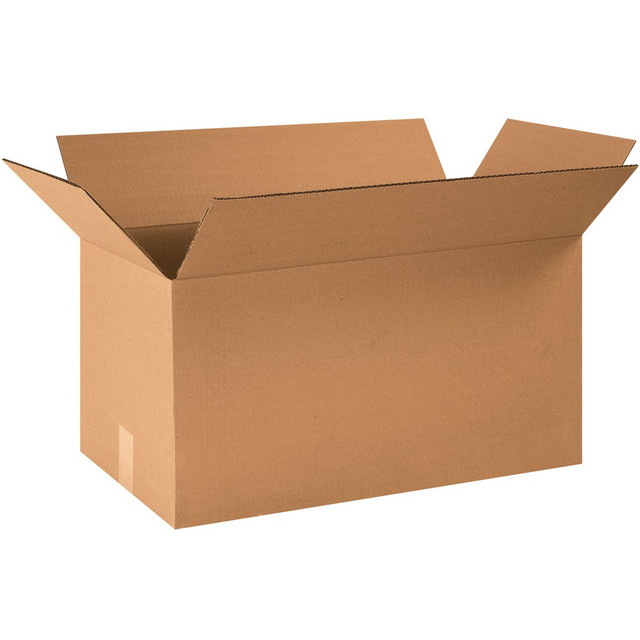 B O X MANAGEMENT, INC. Partners Brand 241212  Long Corrugated Boxes, 24in x 12in x 12in, Kraft, Pack Of 20