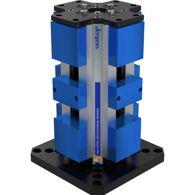 Jergens 49475 Self-Centering Vise: 4" Jaw Width