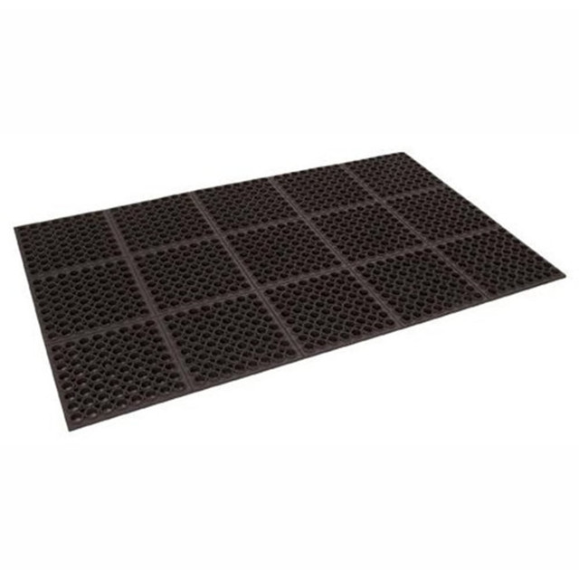 CACTUS MAT MFG. CO. 3525-C1 Cactus Mat Co. Floor Mat, 7/8inH x 3ftW x 5-d, Black