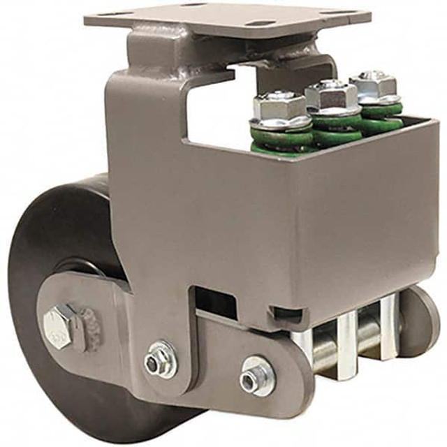 Hamilton R-AEZFFM-12PH Rigid Top Plate Caster: Phenolic, 12" Wheel Dia, 3" Wheel Width, 3,145 lb Capacity, 15" OAH