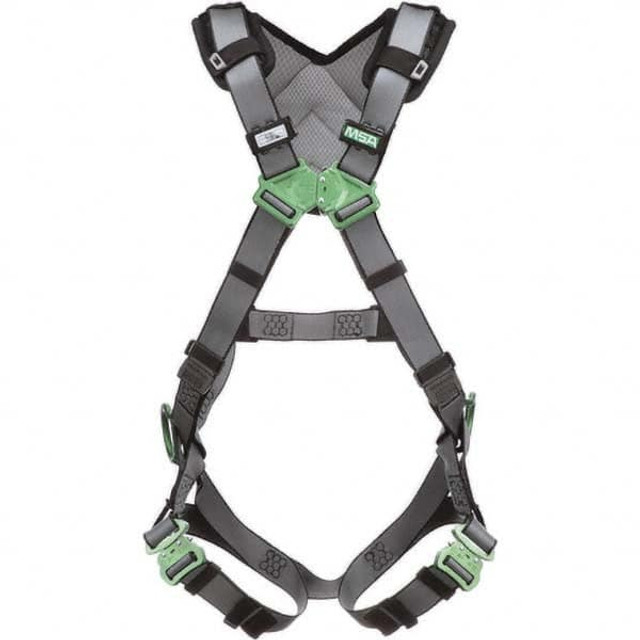 MSA 10194873 Fall Protection Harnesses: 400 Lb, Vest Style, Size Standard, Polyester