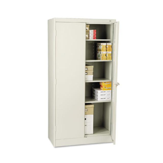 TENNSCO CORP 1470LGY Standard Storage Cabinet, 4 Adjustable Shelves, 18inW x 72inD, Light Gray TENNSCO CORP 1470LGY Standard Storage Cabinet, 4 Adjustable Shelves, 18inW x 72inD, Light Gray