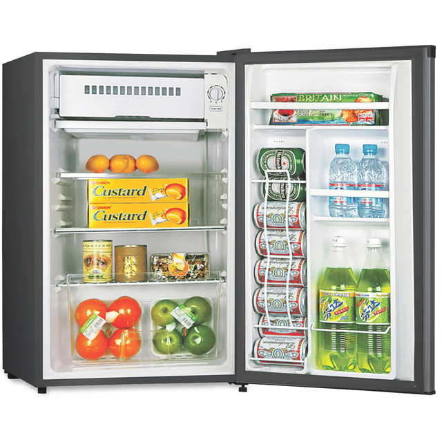 SP RICHARDS Lorell 72313  3.3 Cu Ft Compact Refrigerator, Black