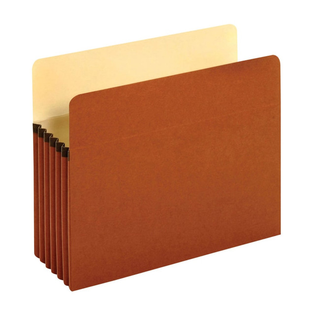 Featuring gusseted sides, these Pendaflex file pockets make it simple to keep all the papers for a project in 1 location. With a full-length tab on back cover, the pockets offer space for a label, and the front flap folds down to keep items secure.  Tyvek strip-reinforced gusset top with added rollover feature to protect against tearing.  Full-length tab on back cover provides ample room for labels or hand-written titles.  Gusseted sides expand with your project needs.  Front flap folds down for easy access.  Contains Recycled Content - See Specs for Details.