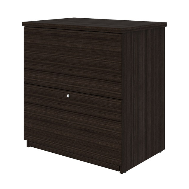 BESTAR INC. 65635-2179 Bestar Universel 28-7/16inW x 19-5/8inD Lateral 2-Drawer File Cabinet, Dark Chocolate