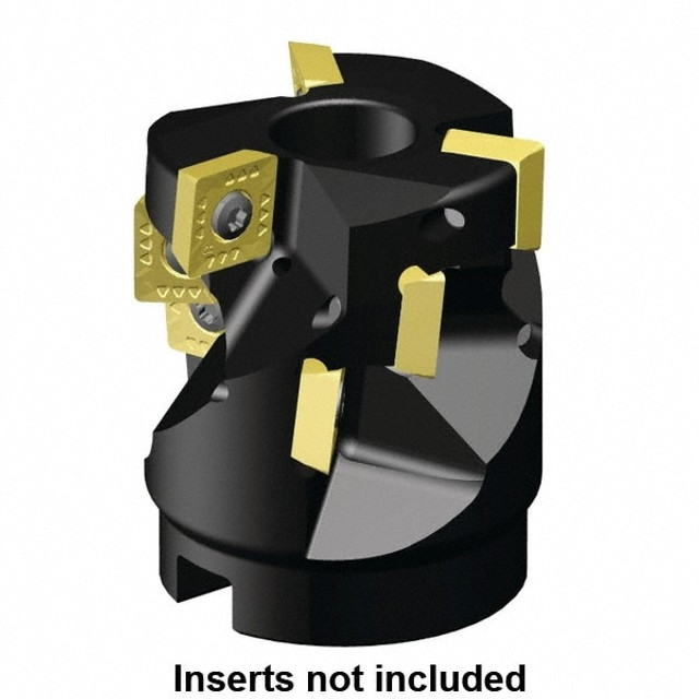 Kennametal 2400681 2-1/2" Cut Diam, 1" Arbor Hole Diam, 50.93mm Max Depth, Indexable Square-Shoulder Face Mill