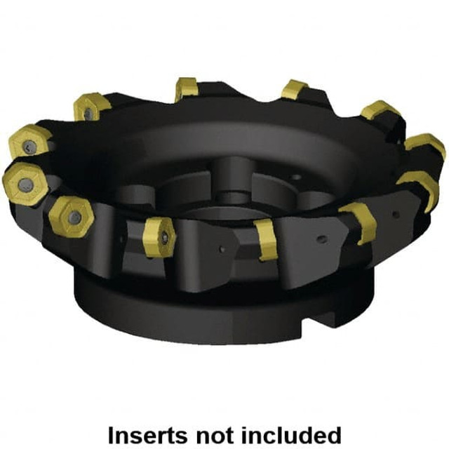 Kennametal 3749960 80mm Cut Diam, 27mm Arbor Hole, 4.5mm Max Depth of Cut, 45° Indexable Chamfer & Angle Face Mill