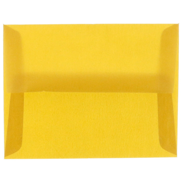 SEAGATE TECHNOLOGY LLC 1591606 JAM Paper Translucent Envelopes, #4 Bar (A1), Gummed Seal, Gold, Pack Of 25 SEAGATE TECHNOLOGY LLC 1591606 JAM Paper Translucent Envelopes, #4 Bar (A1), Gummed Seal, Gold, Pack Of 25