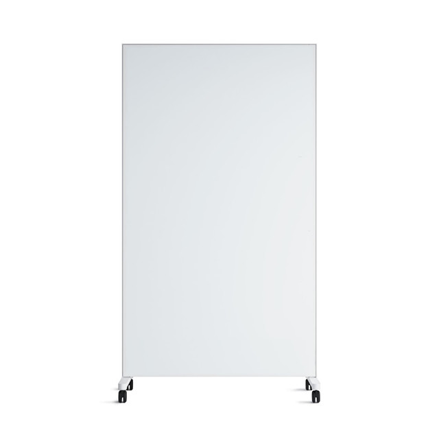 UBRANDS, LLC 4777U00-01 U Brands Double Sided Magnetic Glass Dry-Erase Mobile Floor Easel, 72in X 42, Actual Size 72in X 40in (4777U00-01)