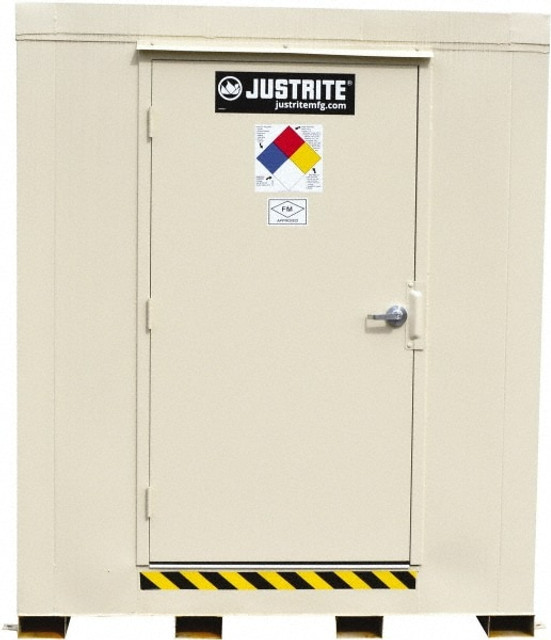 Justrite. 912121 12 Drum, 221 Gal Sump Capacity, Locker