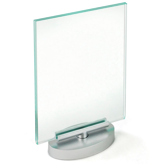 AZAR INTERNATIONAL INC 252941 Azar Displays 2-Sided Revolving Acrylic Vertical Sign Holders, 7in x 5in, Clear, Pack Of 2 Holders AZAR INTERNATIONAL INC 252941 Azar Displays 2-Sided Revolving Acrylic Vertical Sign Holders, 7in x 5in, Clear, Pack Of 2 Holders