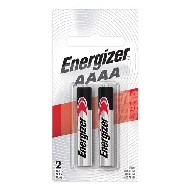 ENERGIZER BRANDS LLC E96BP-2 Energizer Max AAAA Alkaline Batteries, Pack Of 2 ENERGIZER BRANDS LLC E96BP-2 Energizer Max AAAA Alkaline Batteries, Pack Of 2