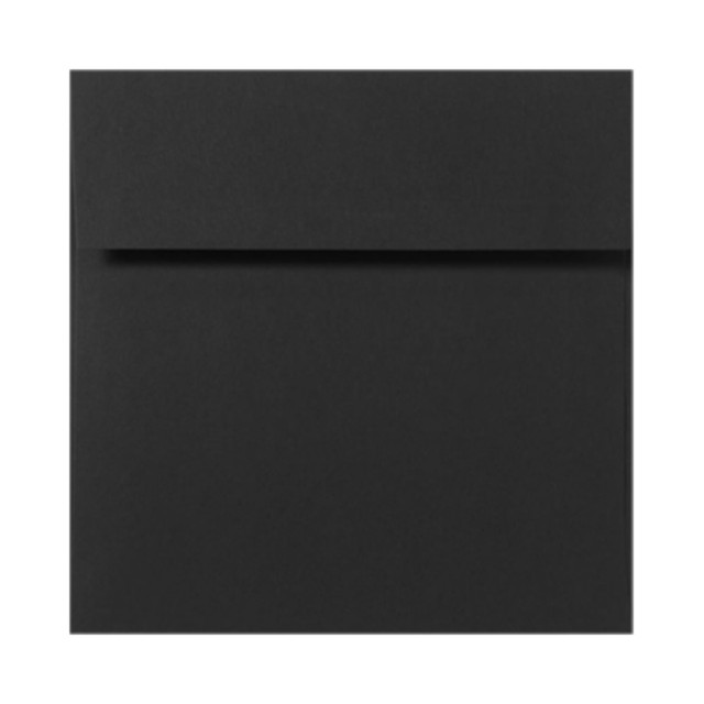 ACTION ENVELOPE F-8525-B-50 LUX Square Envelopes 6in x 6in, Peel & Press Closure, Midnight Black, Pack Of 50 ACTION ENVELOPE F-8525-B-50 LUX Square Envelopes 6in x 6in, Peel & Press Closure, Midnight Black, Pack Of 50