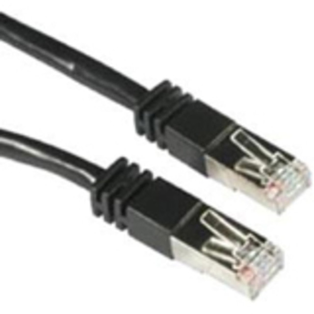 Protect your high speed network from noise and electromagnetic interference when you connect with our shielded Cat5E patch cable. Meets or exceeds industry standards for NEXT and return loss. The molded boot provides extra strain relief and durability. Available in a variety of colors to easily color-code your network installation. Please Note: For maximum protection against EMI/RFI interference, use our Cat5E shielded patch panel (#03864) and Cat5E shielded keystone jacks for complete end-to-end protection. Connector 1: (1) RJ-45 Male Connector 2: (1) RJ-45 Male.   For exceptional quality, upright compatibility and reliability use this Network Cable  Features Category 5e cable type