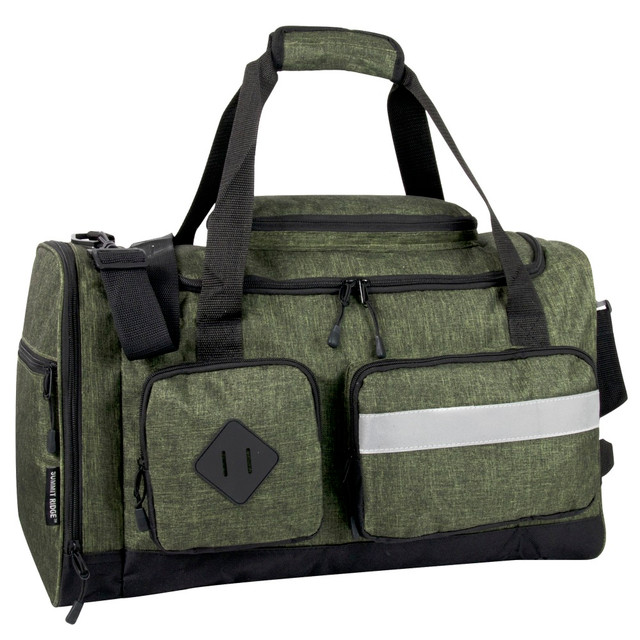 A.D. SUTTON & SONS/PACESETTER 7030HUN Summit Ridge Polyester Duffel, 12inH x 20inW x 9inD, Green