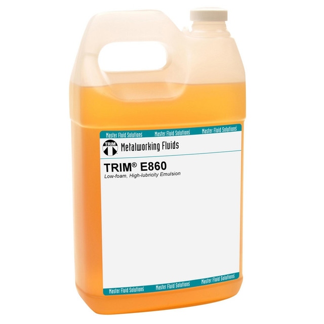 Master Fluid Solutions E860-1G Metalworking Fluids & Coolants; Product Type: Drilling; Cutting; Emulsion; Machining; Sawing; Turning; Cutting Fluid; Grinding; Container Type: Jug; Container Size: 1 Gallon; Net Fill: 1 gal; Form: Water Soluble; Materi