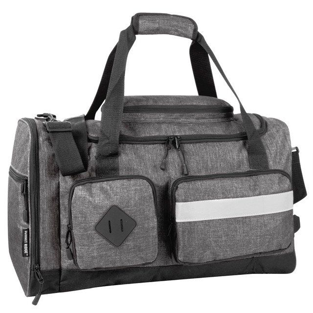 A.D. SUTTON & SONS/PACESETTER Summit Ridge 7030GRY  Polyester Duffel, 12inH x 20inW x 9inD, Gray
