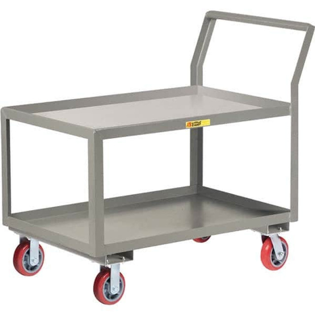 Little Giant. GLK-2448-6PY Utility Cart: Steel, Gray